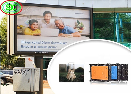 P6 Armadio impermeabile a LED Screen di noleggio SMD3535 all'aperto Uso fisso 3 anni di garanzia