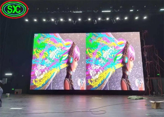 Screen video a parete a LED interno P4 a colori pieni Risparmio energetico per la sala di riunioni della chiesa