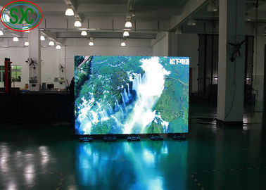 P6 schermo in alluminio a colori a LED per interni per centri commerciali / aeroporti, 384 mm x 192 mm