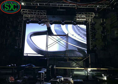 Display a LED a colori P6 a noleggio ad alta luminosità in alluminio stampato, 64x32 punti