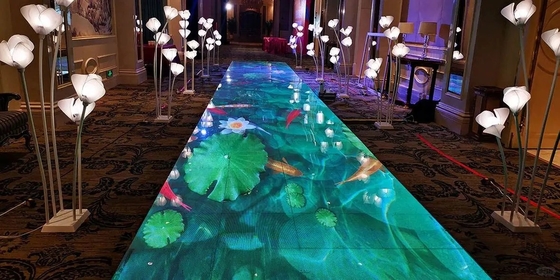 Crea un'atmosfera indimenticabile con il nostro controllo del piano da ballo a LED RGB 3IN1 Illuminazione del pavimento Effetto di illuminazione luminosa