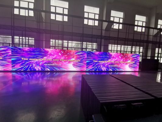 Schermo a noleggio in alluminio pressofuso personalizzabile per sala riunioni, chiesa, display LED flessibile HD COB P0.9