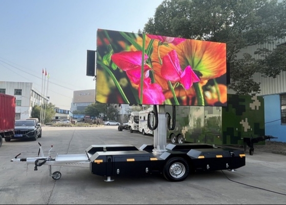 Rental Die-Cast Aluminum HD Outdoor P4.81 Mobile Truck LED Display, modulo da 250*250mm