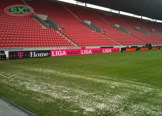 IP65 P10 Perimetro dello stadio Display LED a colori completi 3000Hz 1R1G1B 320x160mm 7500cd/mq