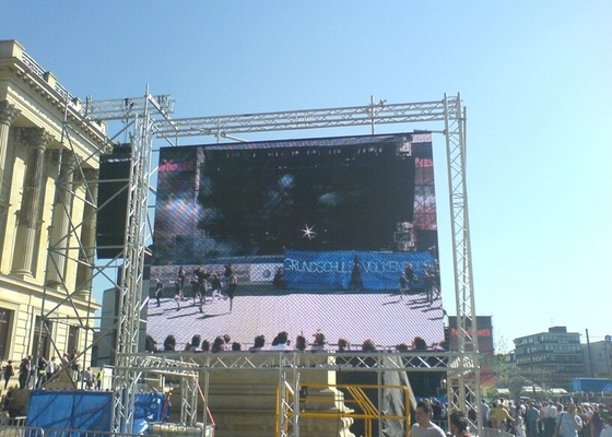 p8 Panorami pubblicitari a LED per esterni a prova d'acqua a colori SMD3535 Shopping Mall