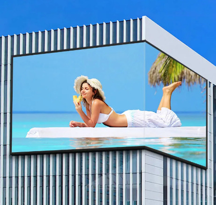 Screen di noleggio P10 all'aperto Grande schermo impermeabile Pubblicità schermo a LED Armadio in ferro IP65