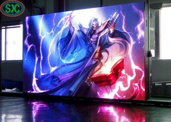 COB P2.5Sospeso schermo a LED in alluminio a fusione 40000 punti/metro quadrato