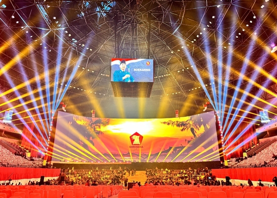 Sfondo del palcoscenico schermi a LED giganti a colori pieni interni P3 Modulo LED Video Wall