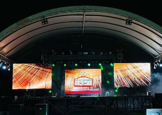 Sfondo del palcoscenico schermi a LED giganti a colori pieni interni P3 Modulo LED Video Wall
