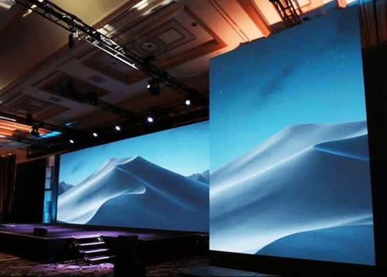 HD Ultra Slim Front Service Indoor Led Display Screen a noleggio a colori pieni Alta frequenza di aggiornamento