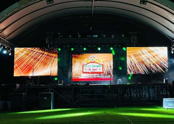 Display a LED per il noleggio esterno in alluminio stampato P8 Large HD Stage For Concerts