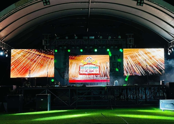 HD Ultra Slim Front Service Indoor Led Display Screen a noleggio a colori pieni Alta frequenza di aggiornamento