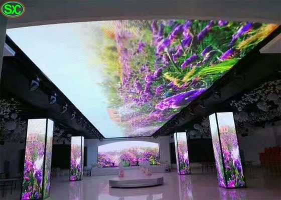 HD Rental Display per tende a LED all'interno/all'esterno, pareti video a LED flessibili COB P1.5