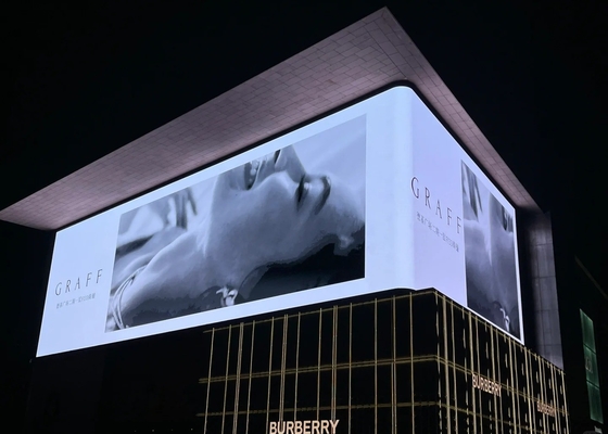 Installazione in leasing Fusione a stampo in alluminio Pubblicità all'aperto Display LED P31.25 Alta luminosità