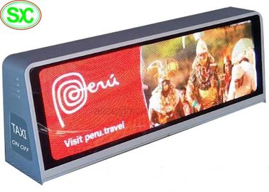 Display LED del tetto del taxi HD impermeabile a colori Wifi GPS Billboard P5