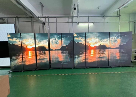 Display di poster a LED fisso/scatola di ferro, pannello di visualizzazione video a LED in alluminio stereo HD