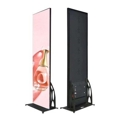 Display HD a LED P2.5 a colori piatti in piedi pubblicità 1/16 Parete di scansione