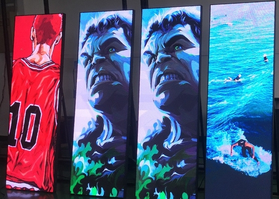 320x160mm Dimensione modulo LED Poster Display con 1R1G1B configurazione del colore e P1.86mm Pitch