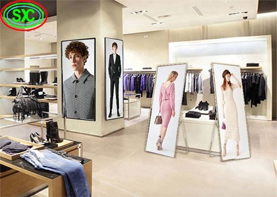 Schermo anteriore in alluminio pressofuso COB P2.5 Poster LED digitale Montaggio stereo Facile installazione