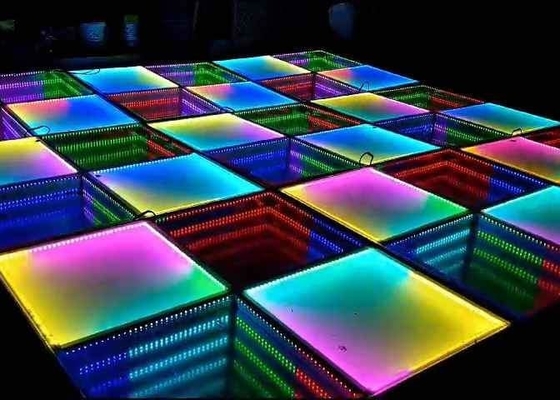 P4.81 Terrazza da ballo a LED Terrazza da ballo per matrimonio Per eventi Magnete 3D LED Pannelli a colori pieni