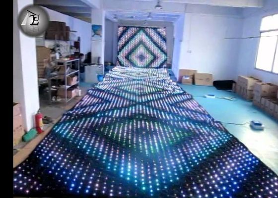 Indoor Outdoor 4.81mm Pixel Waterproof LED Panello per pavimenti da ballo IP65 500x500mm