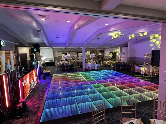 Acque resistenti Indoor Outdoor P4.81 Night Club Festa di nozze LED Piano da ballo schermo renale