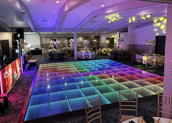 Disegno personalizzabile P3 LED Piastrelle per pavimenti da ballo schermo interattivo robusto
