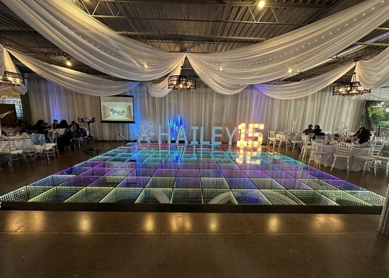 IP65 P6 LED DJ Stage Dance Floor Cabinet di alimentazione impermeabile Sistema LSN