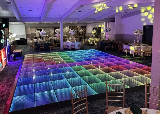 IP65 P6 LED DJ Stage Dance Floor Cabinet di alimentazione impermeabile Sistema LSN