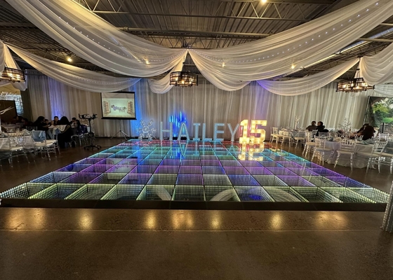 HD Rental Box LED Terrazza da ballo P4.81 Attrezzatura da palco Pixel Wireless Aluminum