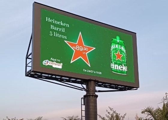 P10 SMD pubblicitario LED Display Screen, HD Full Color Outdoor Waterproof Rental Die Cast Aluminum