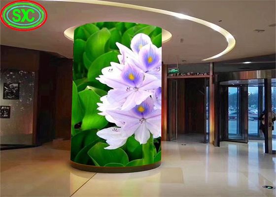 Prezzo buono Modulo morbido ad alta luminosità HD P2.5 P3 P4 P5 interno LED fisso Flessibile Videowall cilindrico in linea