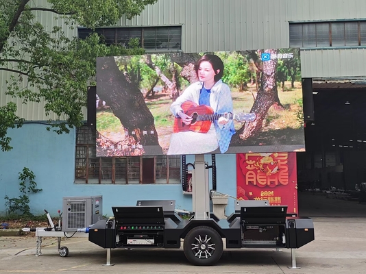Display LED del camion mobile P4.81 Grande angolo di visione, può visualizzare chiaramente le pubblicità