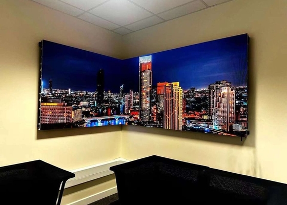 Noleggio all'aperto Display informativo a LED sospeso ad alta risoluzione RGB P6 per la promozione