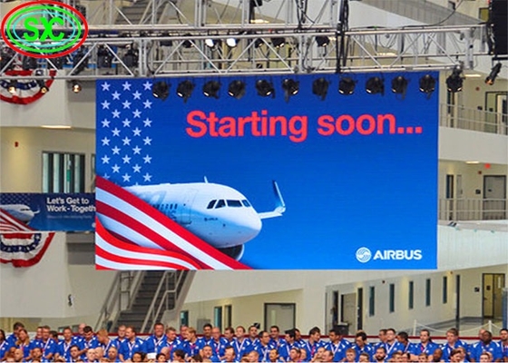 P8 Acqua resistente all'aria aperta Pubblicità a colori Hanging Led Display Screen Billboard alta luminosità