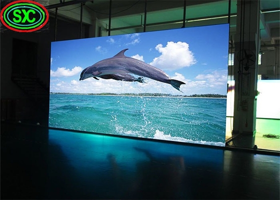 Pubblicità Modulo di noleggio in alluminio a fusione P6 Display LED HD sospeso non sporco