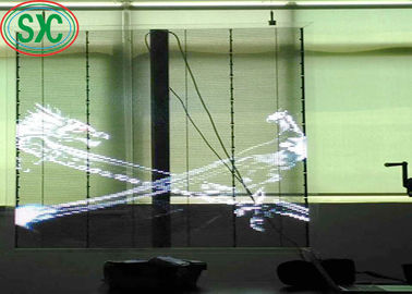 Display trasparente a colori pieni ad alta luminosità SMD2525 IP54 Lunga durata