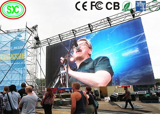 P4 Ultra Slim Outdoor LED Rental Screen, display LED ad alta risoluzione SMD2727