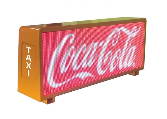 Schermi per taxi Display LED per cartelloni automobilistici a basso costo, schermi a LED per il tetto dei taxi