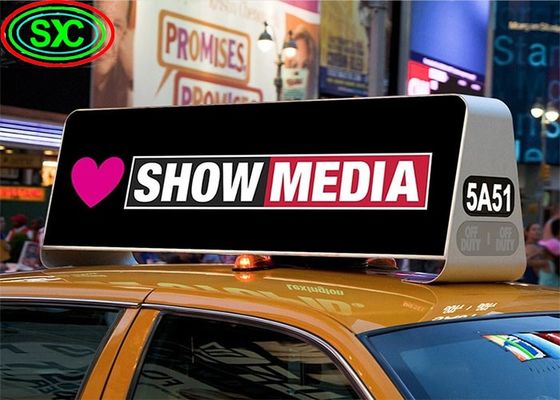 Display per tetto auto a LED a colori P6 HD, impermeabile IP65