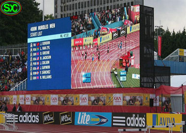 Schermo in alluminio a fusione stampata impermeabile per esterni 320*160mm P10 Stadio schermo LED Commerciale
