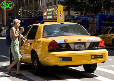 Display informativo LED di alta luminosità per taxi, scheda di visualizzazione LED di 10 mm di passo DC5V
