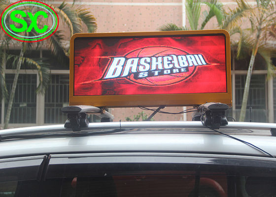 Prezzo buono L'esposizione del segno dell'automobile LED di P6 LED con il tetto telecomandato del taxi 4G ha condotto l'esposizione in linea