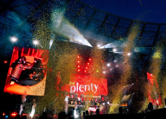 Grande schermo di stadio Display LED in alluminio a fusione P3 Noleggio all'aperto IP65 impermeabile HD Alta luminosità