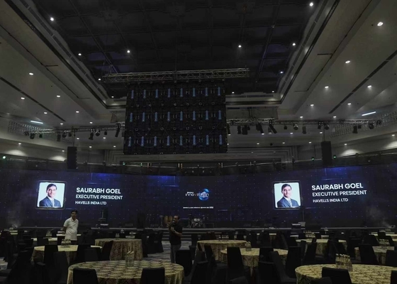 HD Rental Flexible Flicker Free P10 LED Display Box 1/4 Modalità di scansione IP67