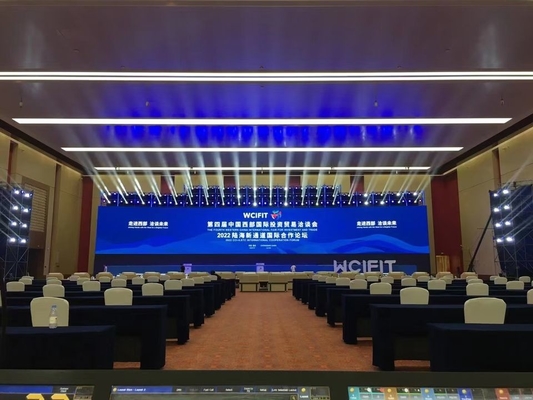 P3.91 Noleggio all'aperto di alluminio RGB LED display LED muro NOVA sistema