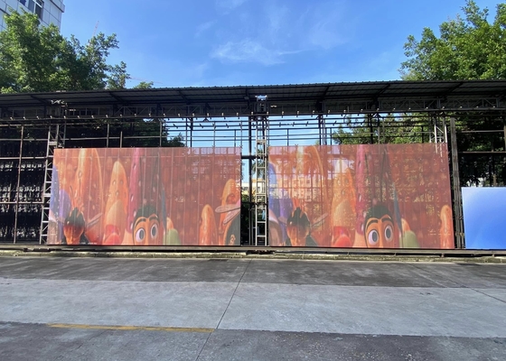 Display video a LED impermeabile, P8 Full Color LED TV Wall Screen
