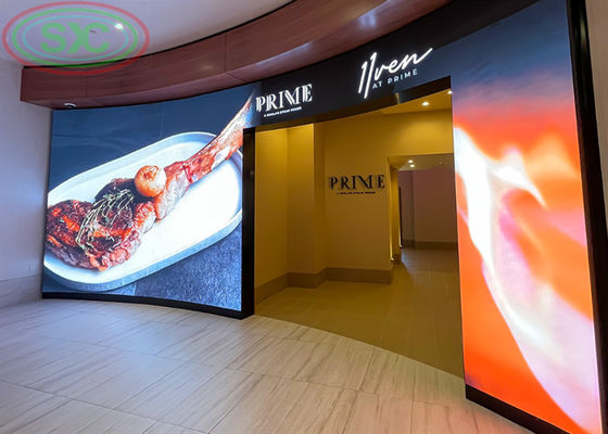 Schermo LED a colori per interni P3.91mm 500x500mm IP43 Impermeabile