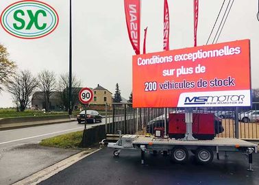 Display a LED a pieno colore a prova d'acqua per esterni P6 montato su camion 7500 Nits