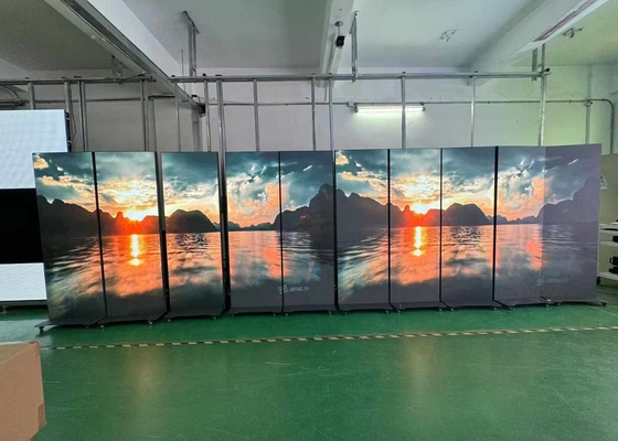 P2.5 Display LED HD a colori interni con armadio in alluminio a fusione a stampa